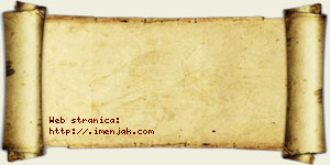 Una Žebeljan vizit kartica